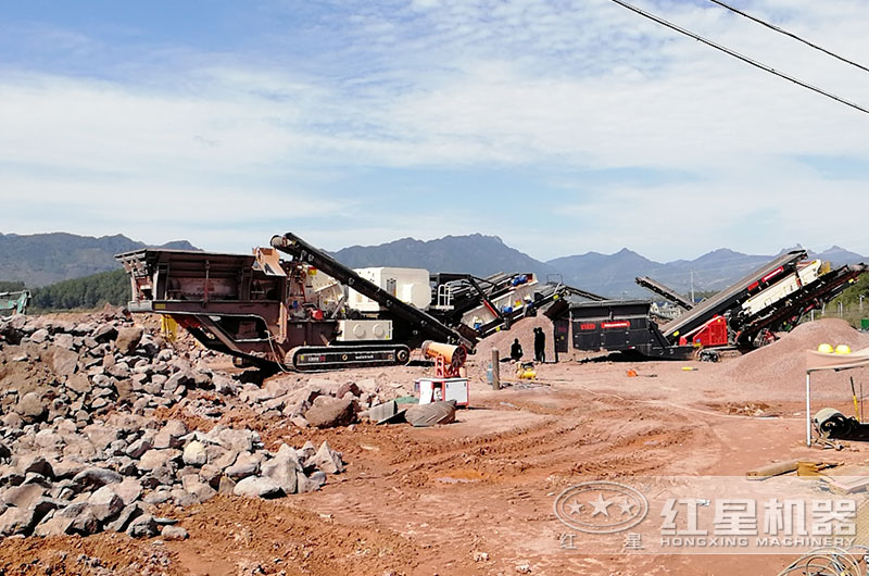 建筑垃圾處理廠實(shí)拍圖