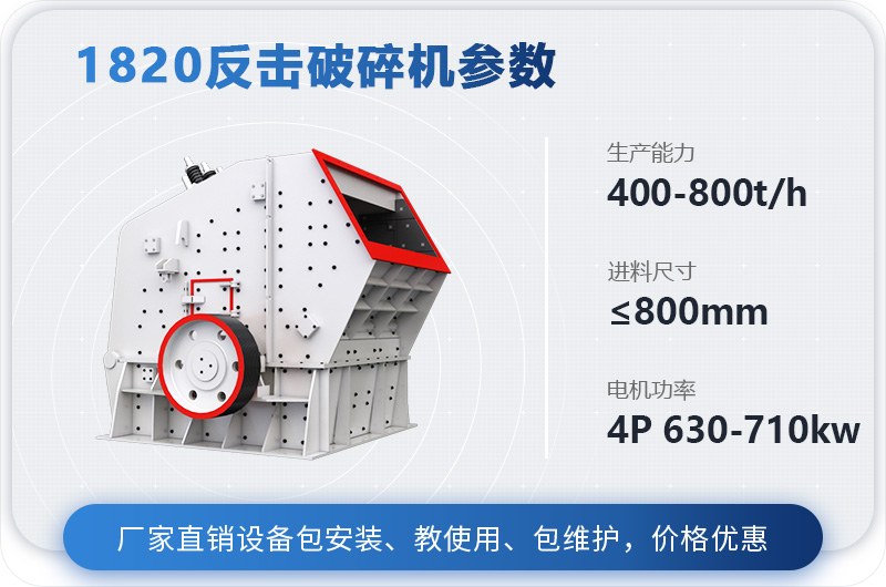 1820反擊破碎機技術參數(shù)