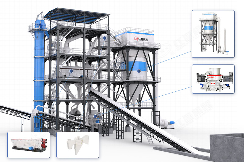 樓式制砂機組成結(jié)構(gòu)圖