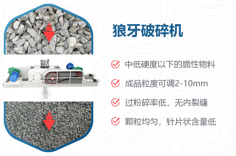 狼牙破碎機(jī)適用物料