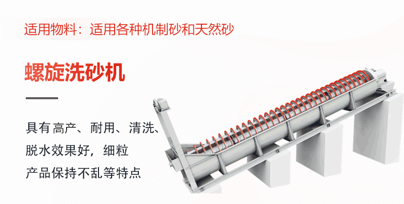 螺旋洗砂機工作原理